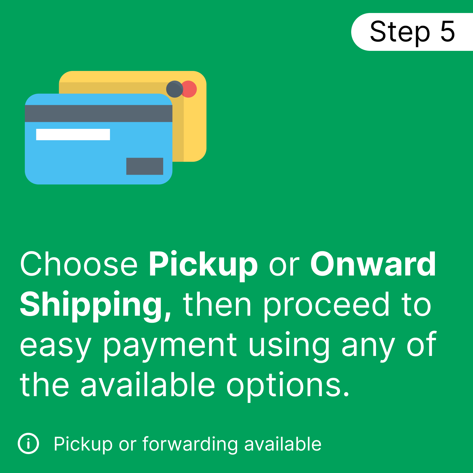 Step 5 Proceed to checkout
